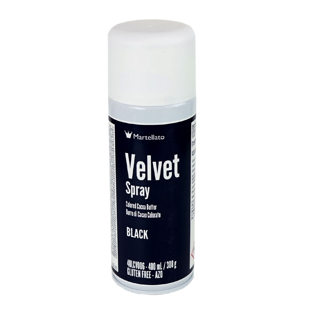 Spray Velvet Black 400 ml Martellato