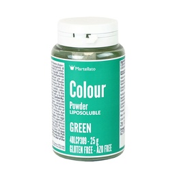 [173445] Colour Powder Green Liposoluble 25 g Martellato